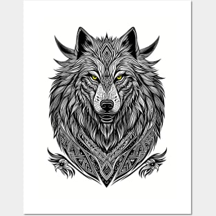 White wolf Posters and Art